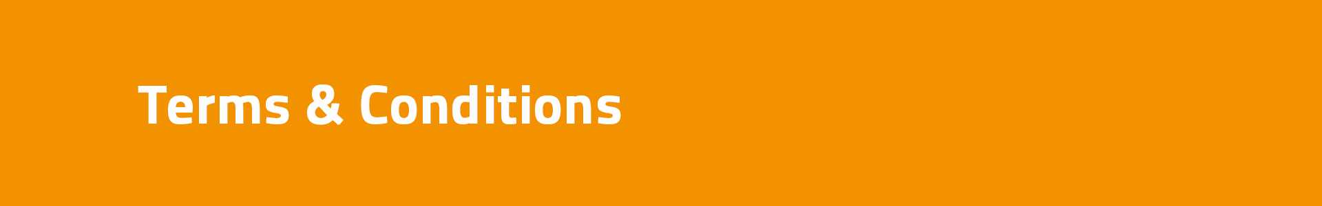 terms-banner-1 "Terms & Conditions" text is centered on an orange background.