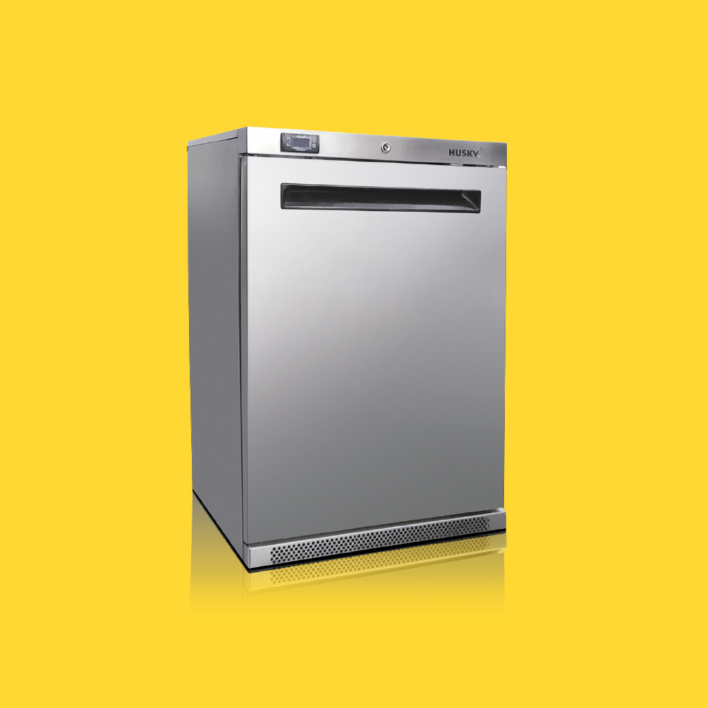 Silver Undercounter Fridge